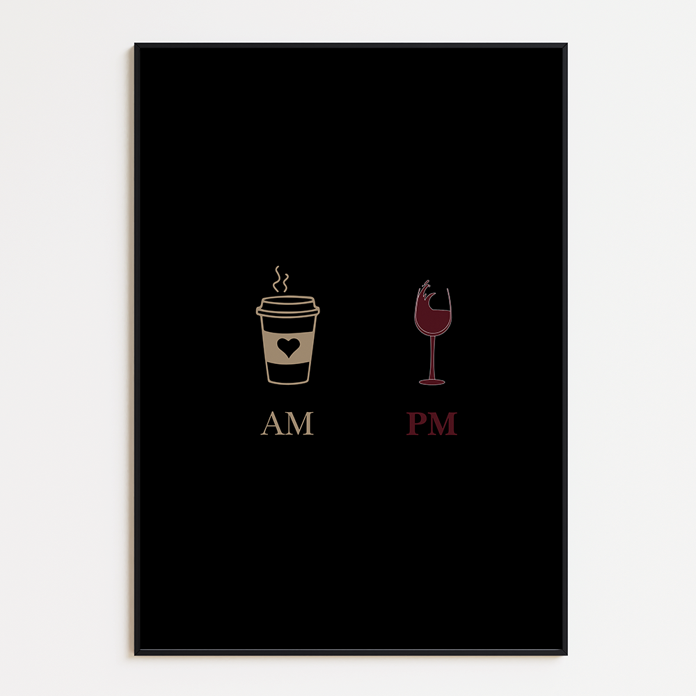 AM Coffee, PM Wine