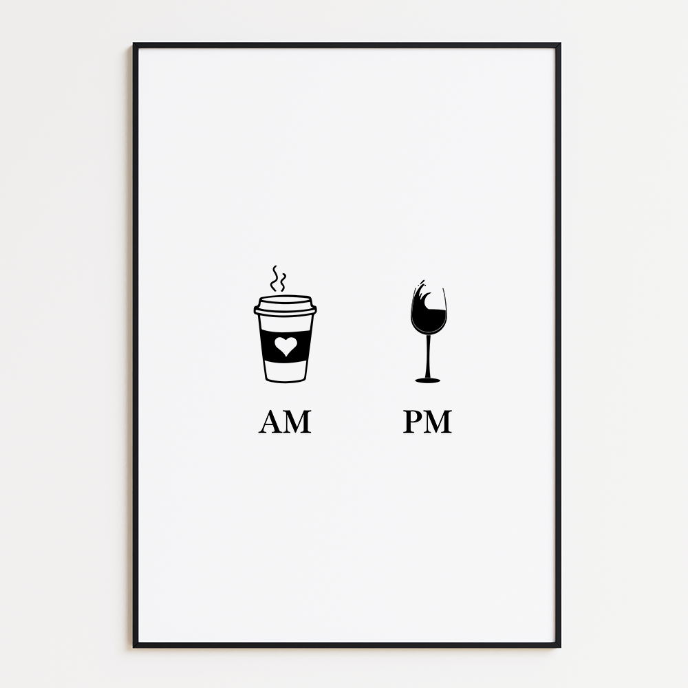 AM Coffee, PM Wine