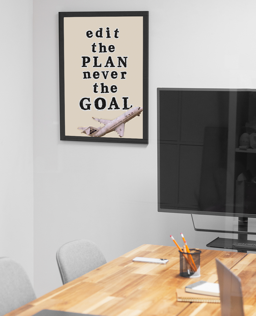 Edit the plan, never the goal