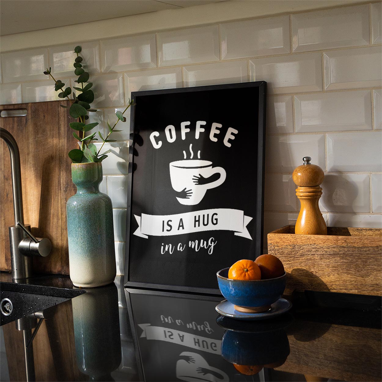 Coffe is a hug in a mug