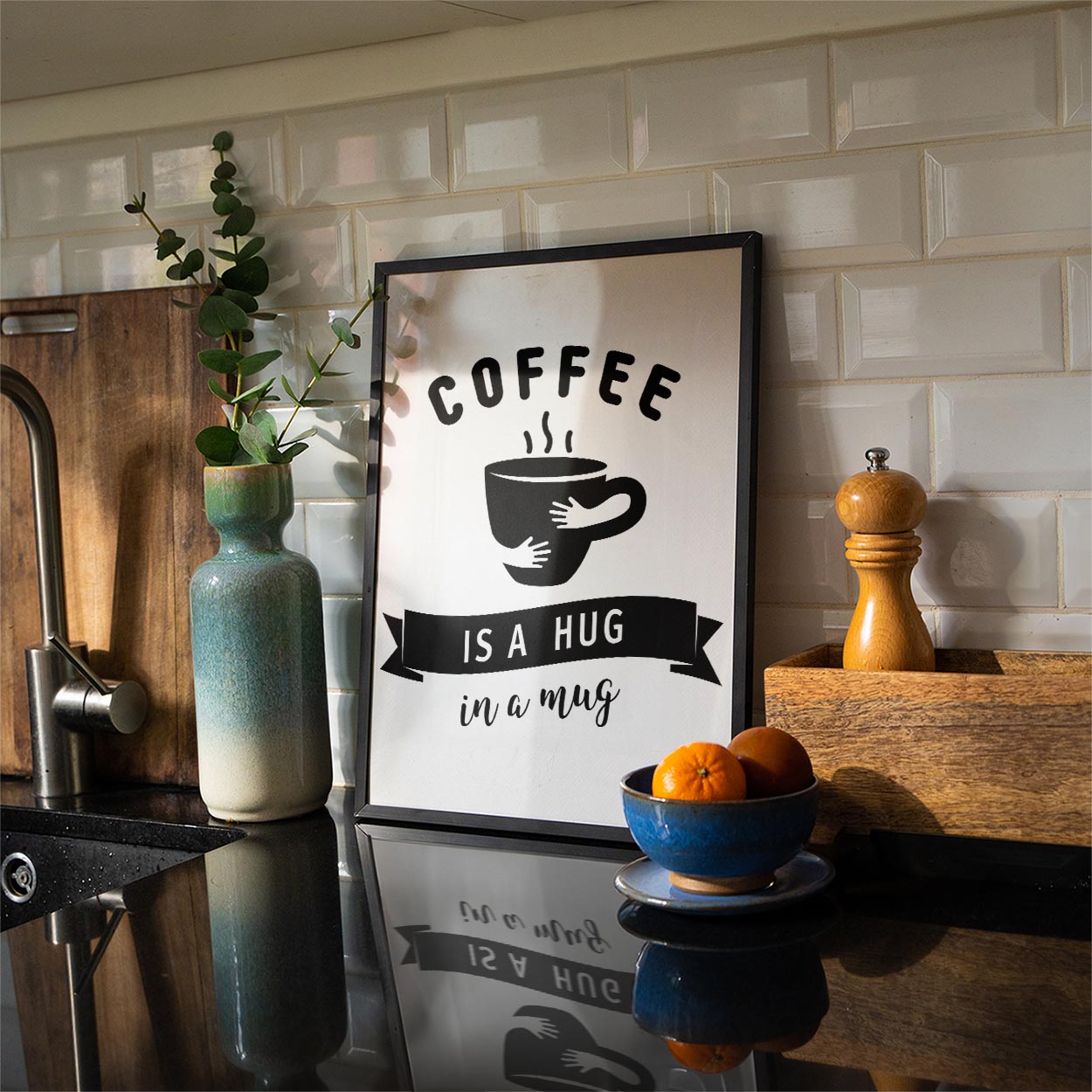 Coffe is a hug in a mug