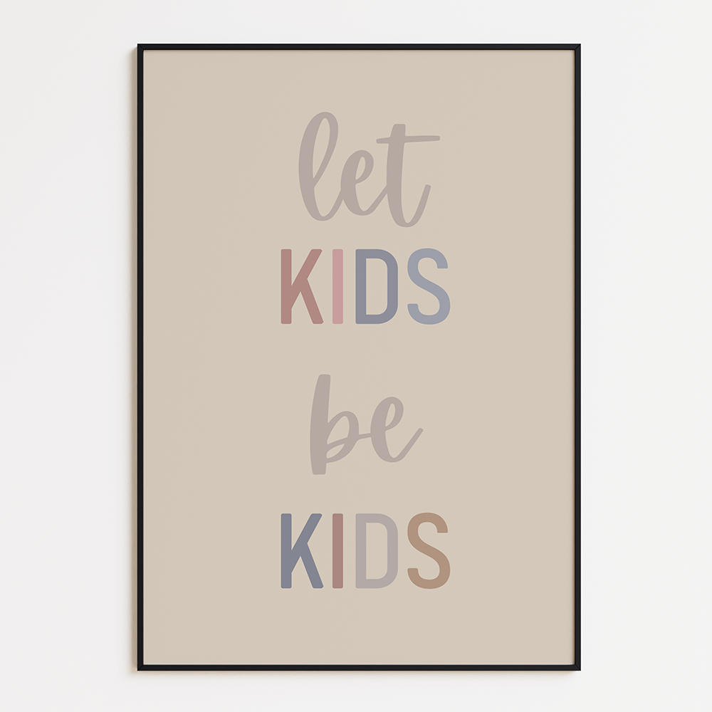 Let kids be kids