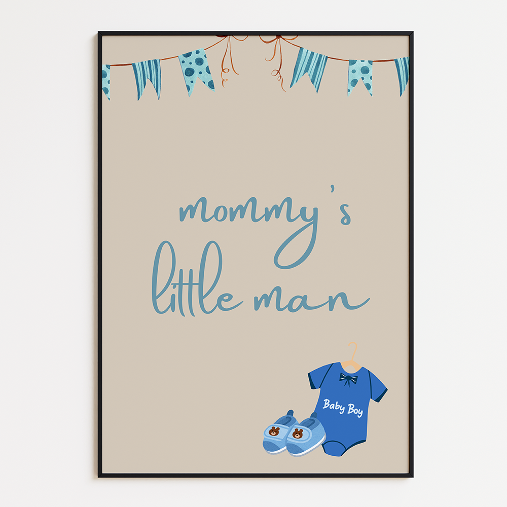 Mommy's little man