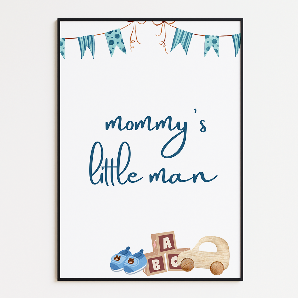 Mommy's little man