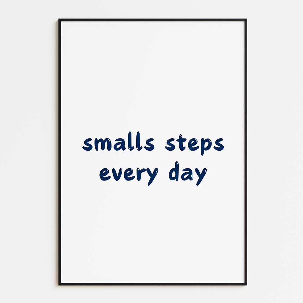 Small steps every day