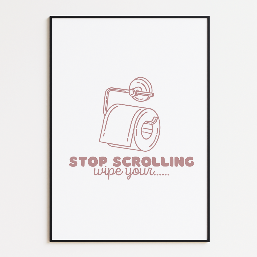 Stop scrolling, wipe your...