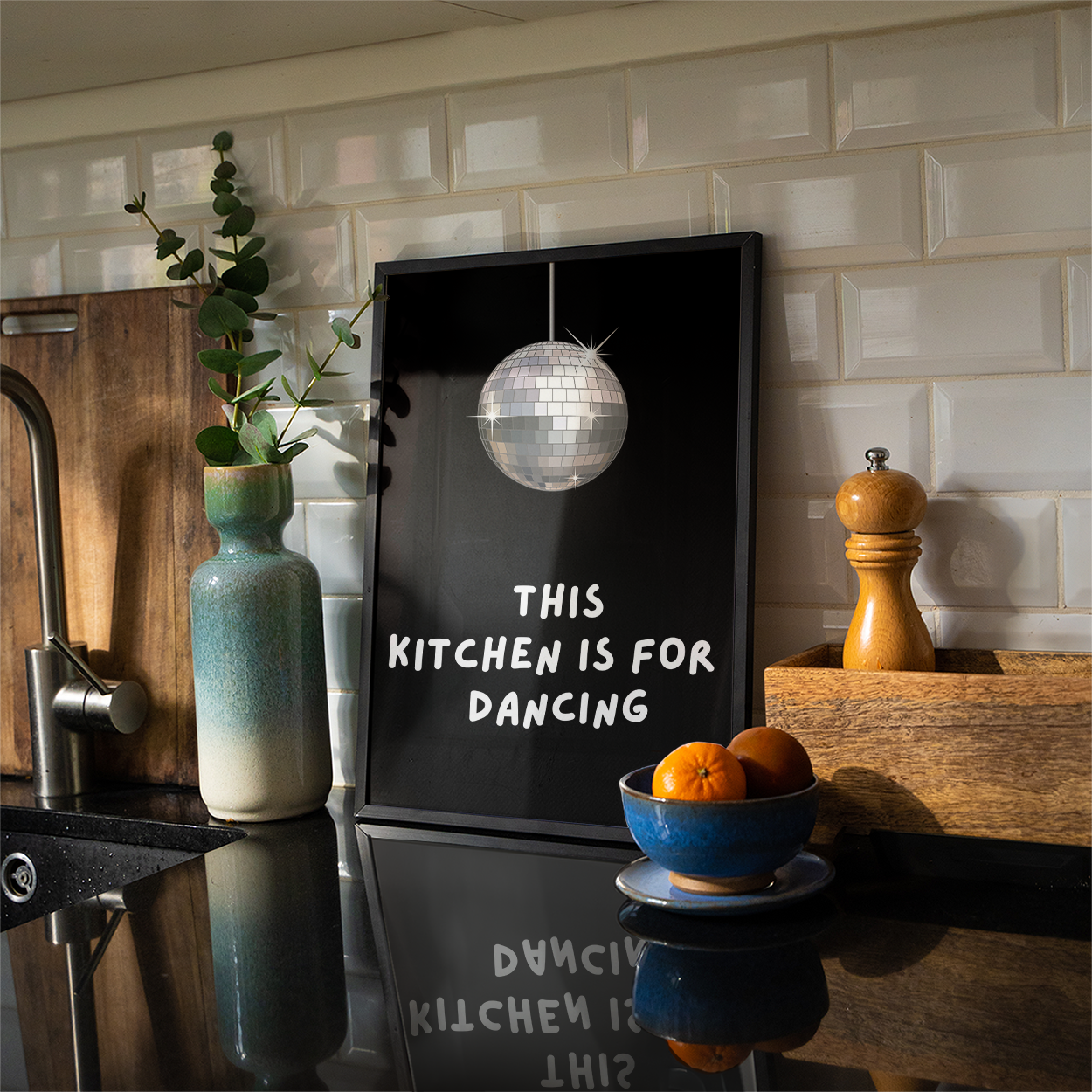 This kitchen is for dancing