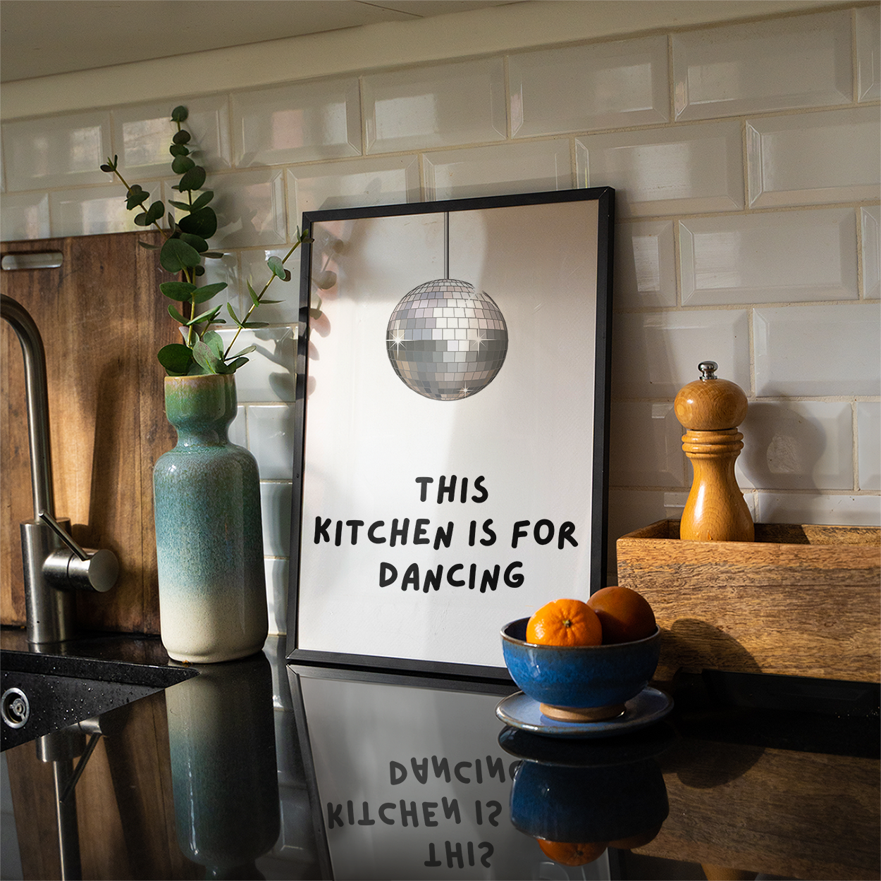 This kitchen is for dancing