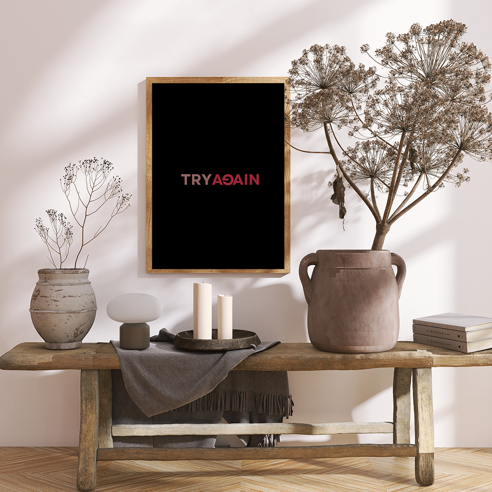 Try again