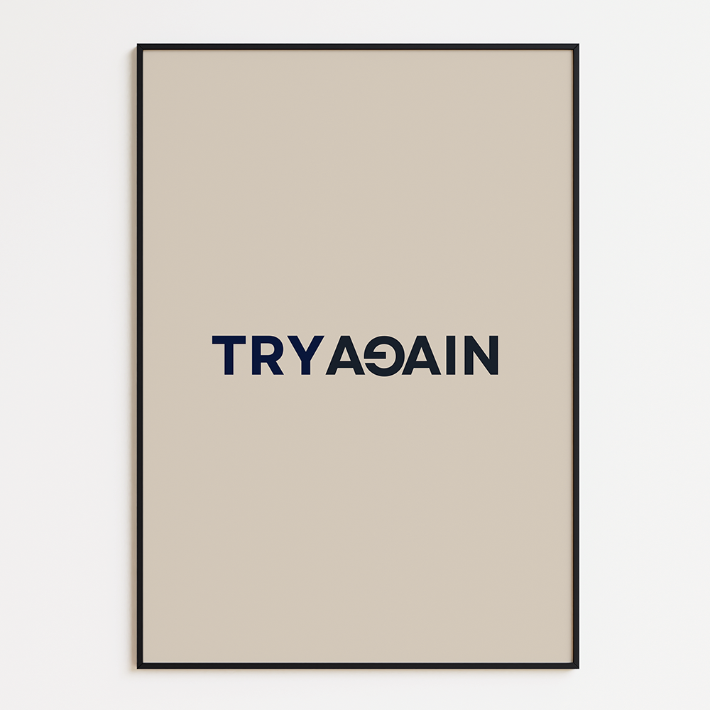 Try again