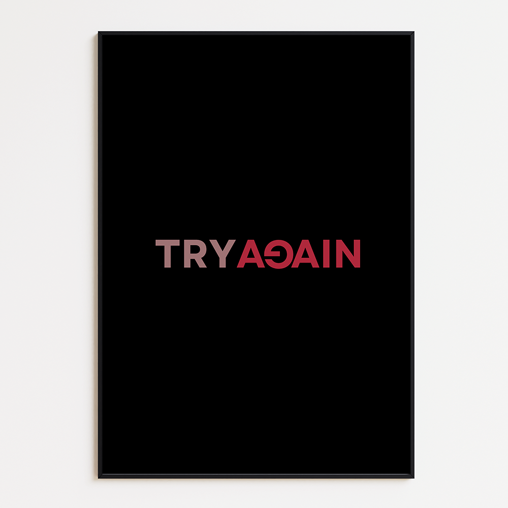 Try again