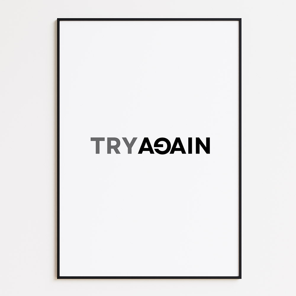 Try again