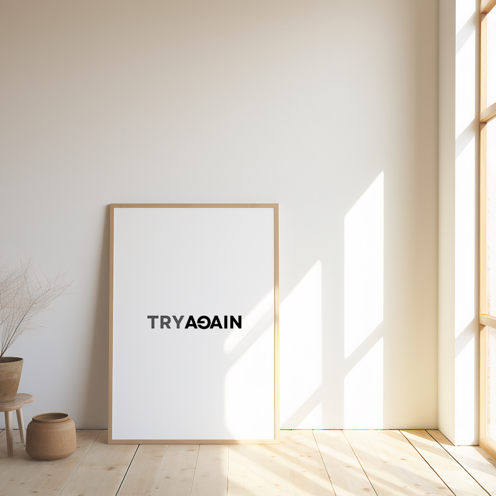 Try again