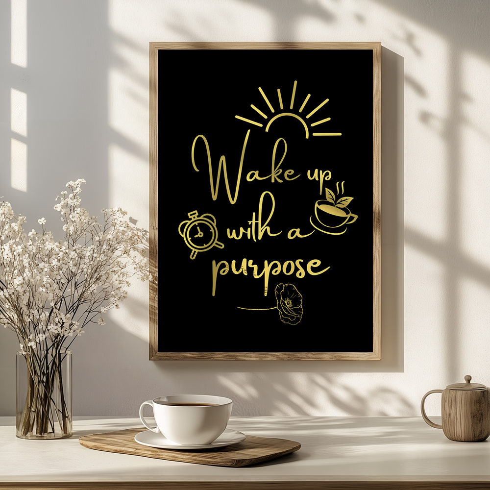 Wake up with the purpose
