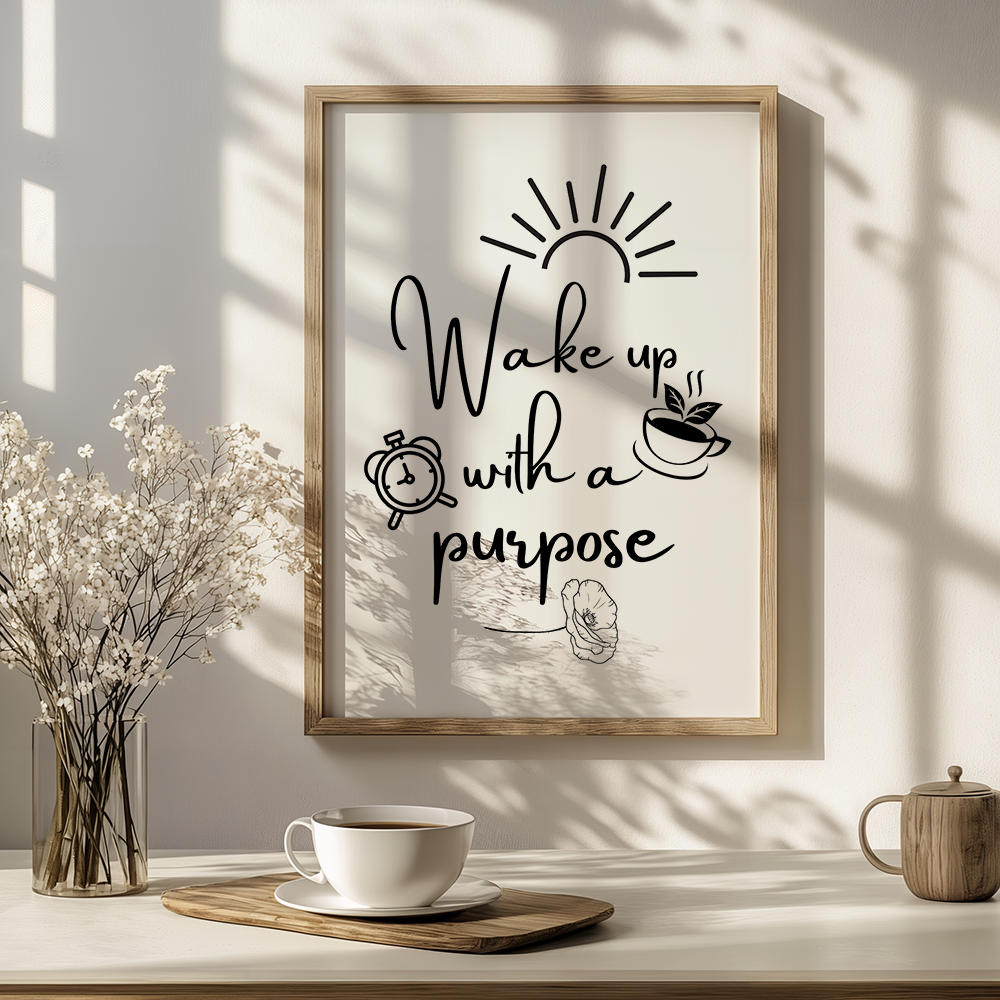 Wake up with the purpose