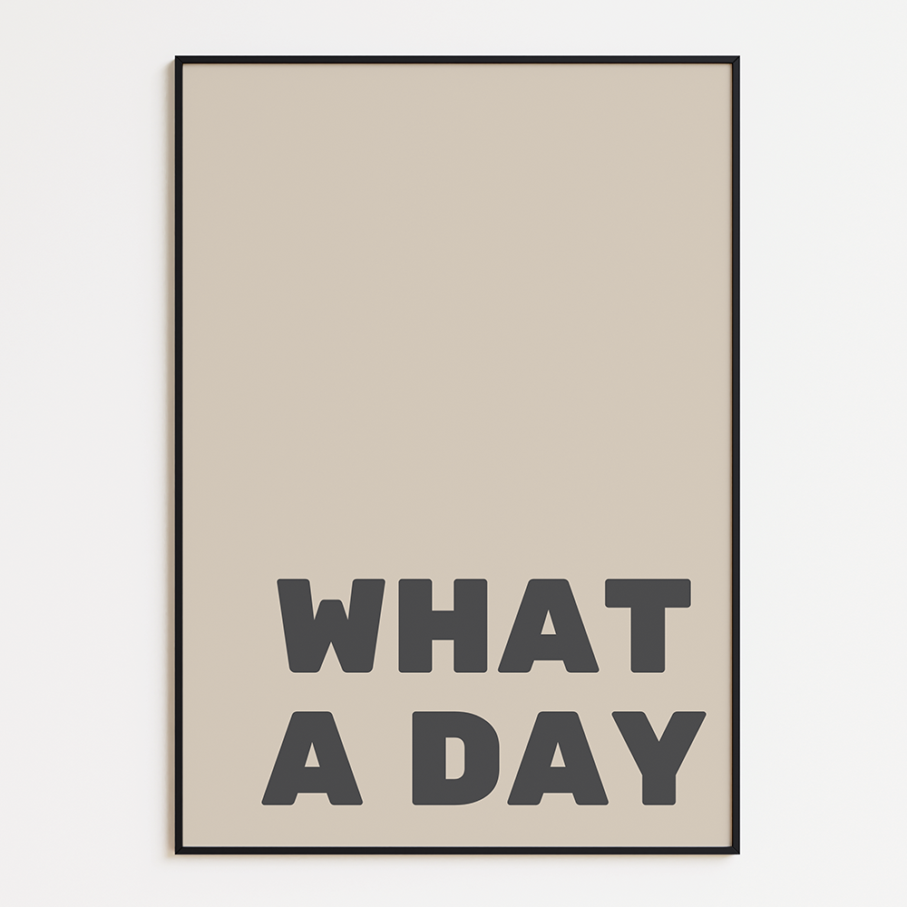 What a day