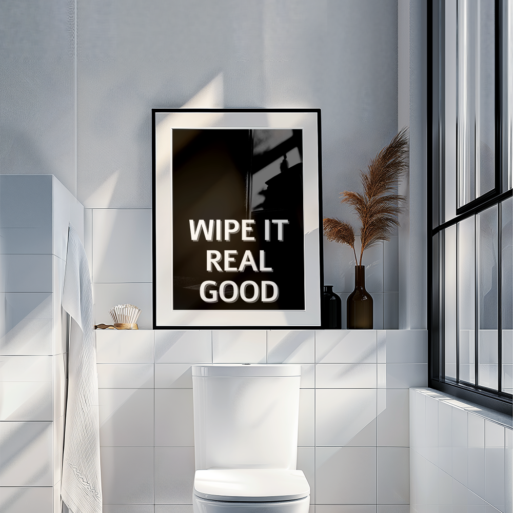 Wipe it real good
