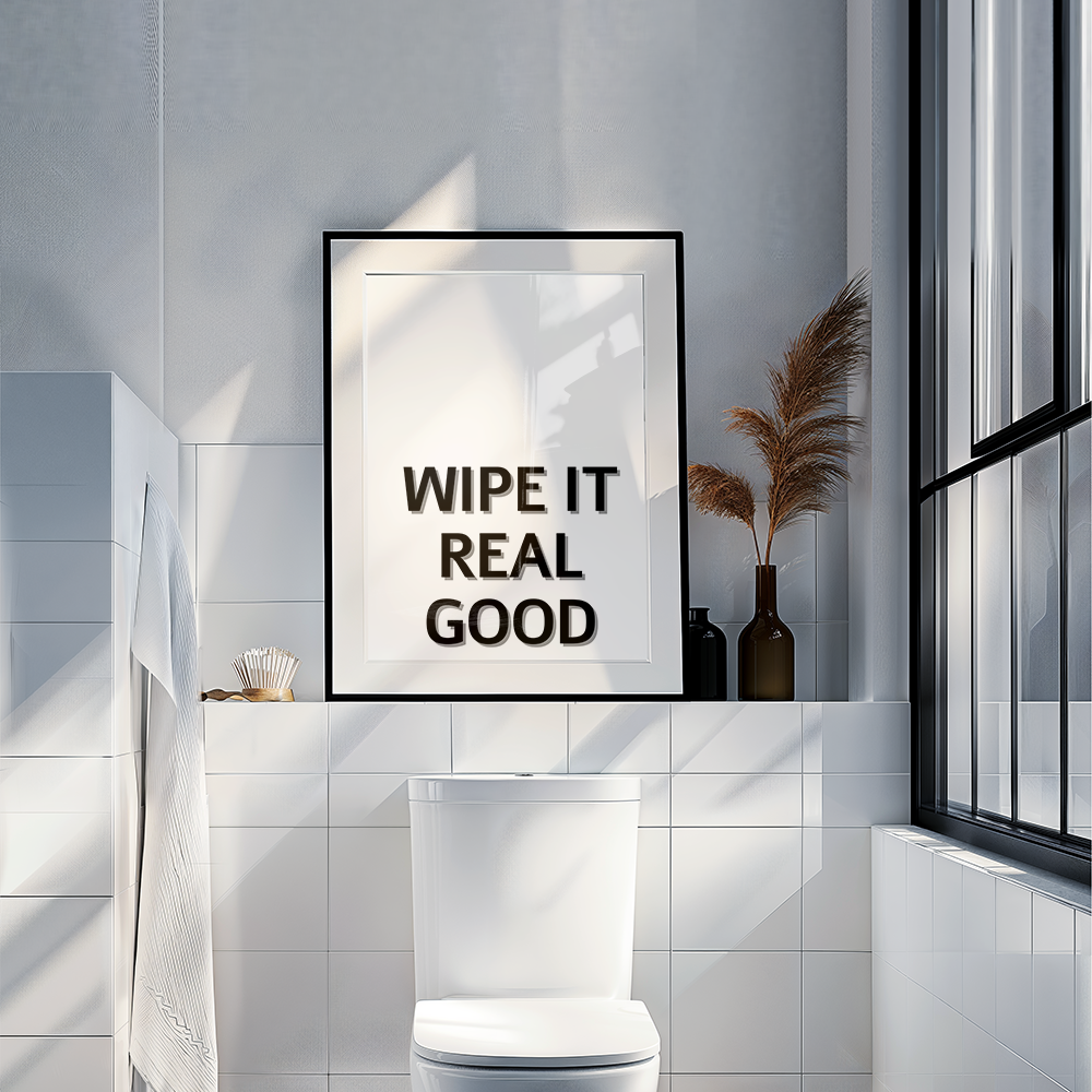 Wipe it real good