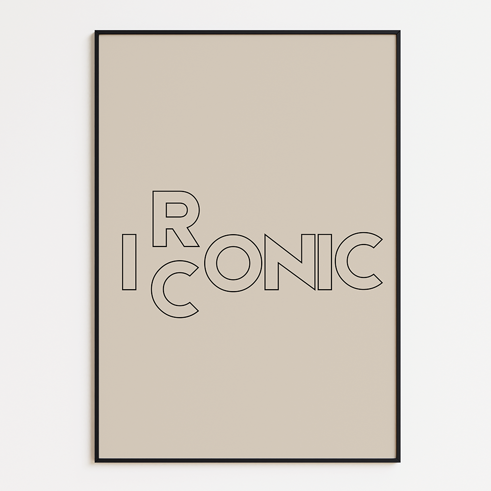 I(r,c)onic poster
