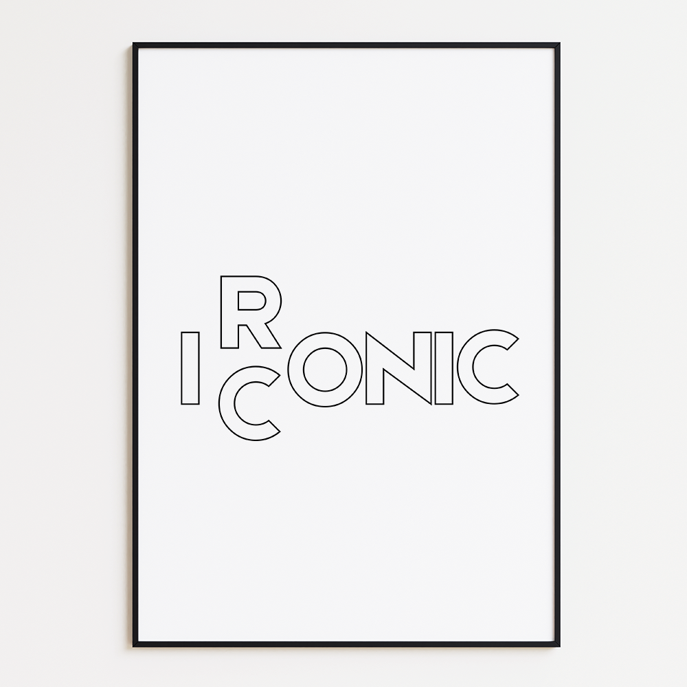 I(r,c)onic poster