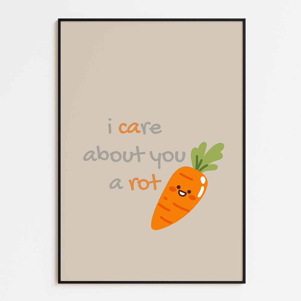 I care about you  a rot