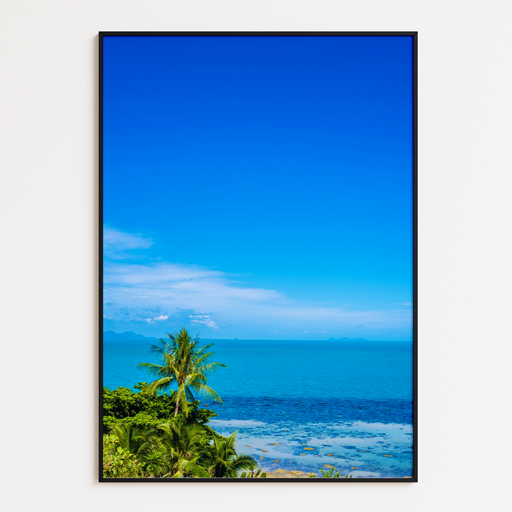 Poster Uitzicht op Zee
