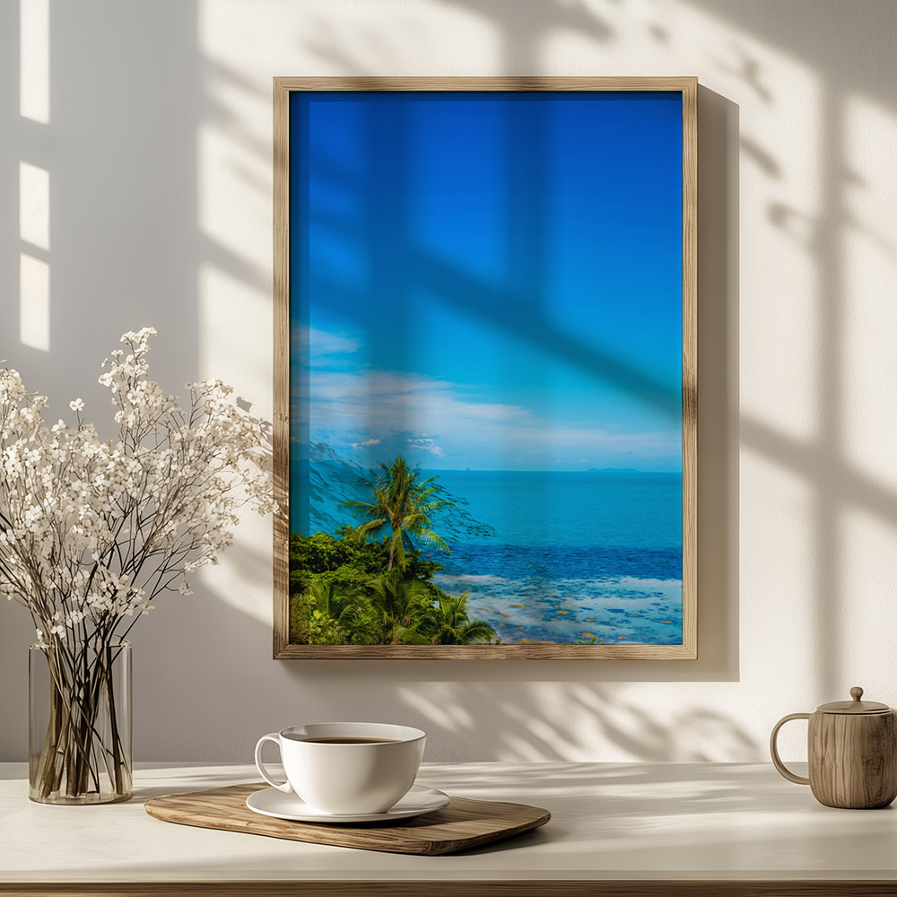 Poster Uitzicht op Zee