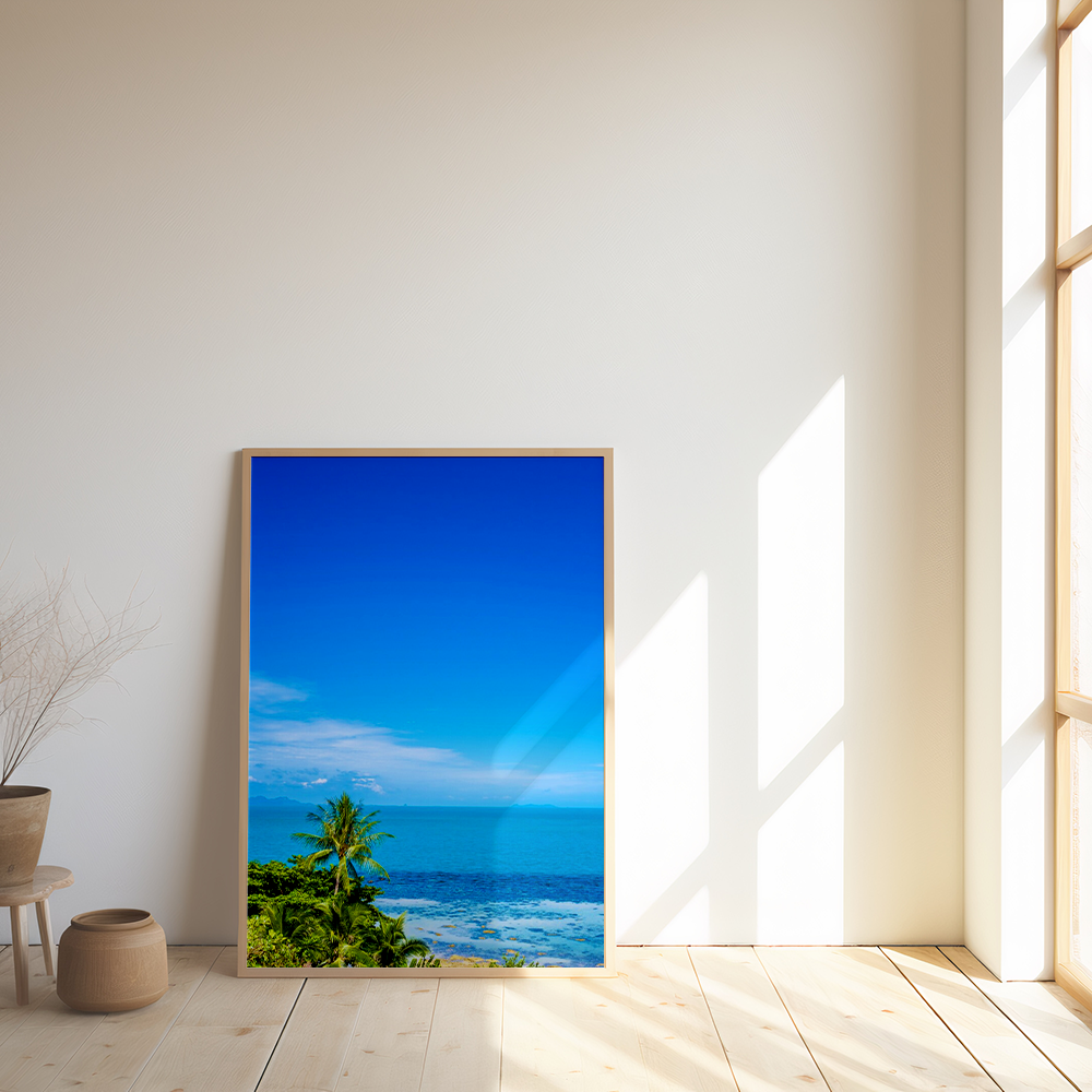 Poster Uitzicht op Zee