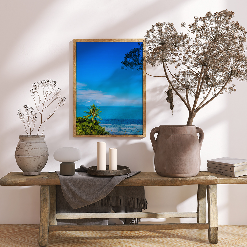Poster Uitzicht op Zee