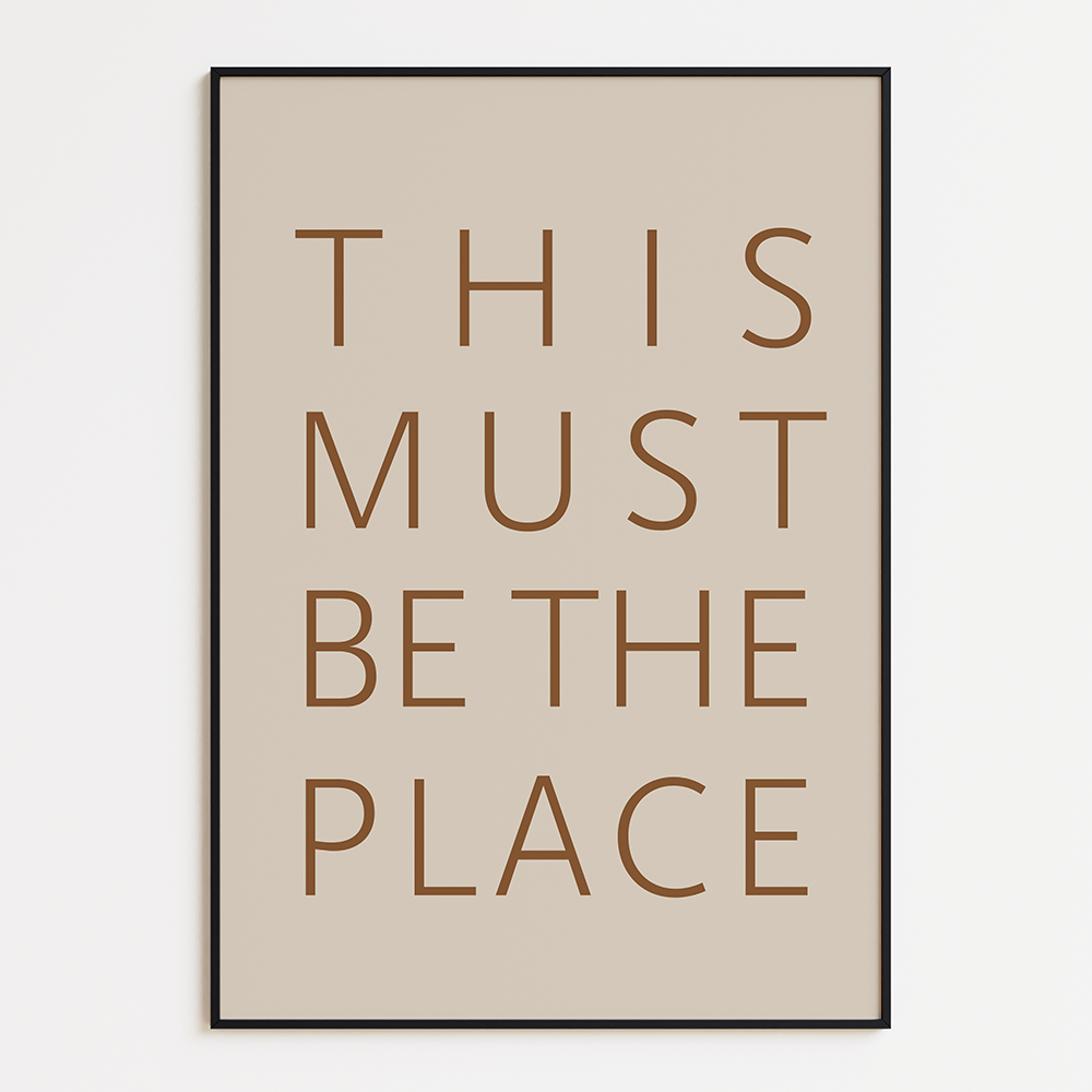 Poster This Must Be The Place