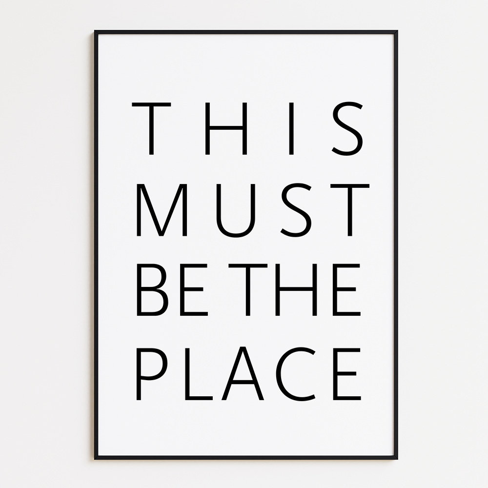 Poster This Must Be The Place