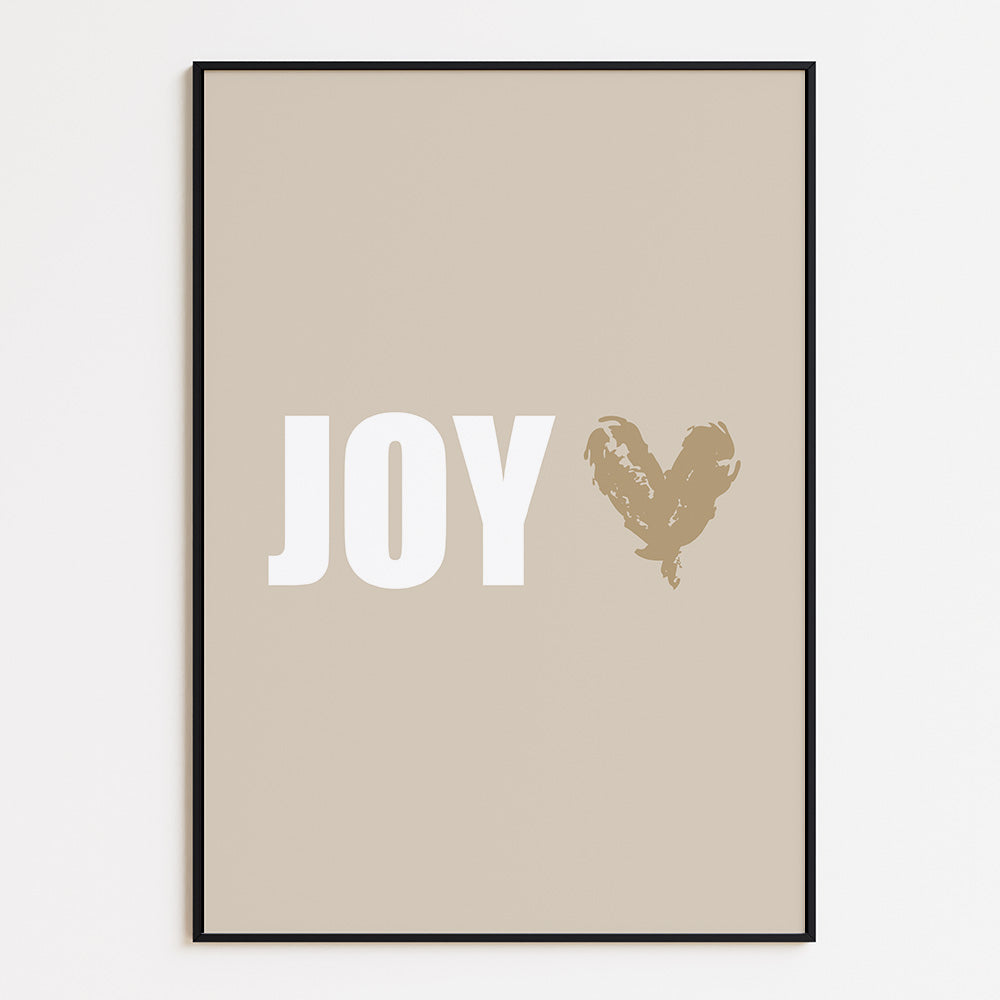 Poster Joy met hartje