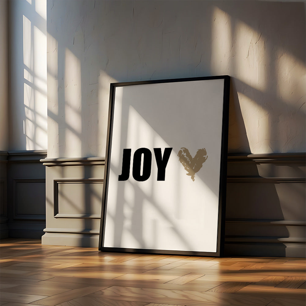Poster Joy met hartje